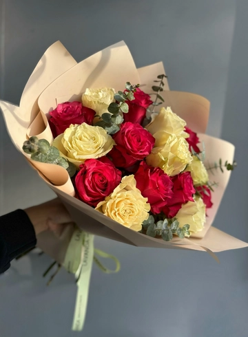 Букет из роз «Розовый закат» от интернет-магазина цветов в 