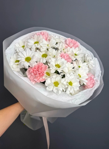 Букет сборный  « Белый ангел » от интернет-магазина цветов в 