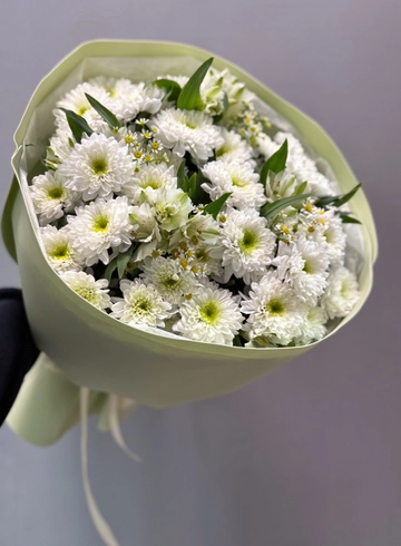 Сборный букет из хризантемы и альстромерии «Конфетти» от интернет-магазина цветов в 