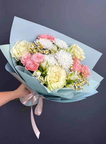 Букет сборный «Осеннее тепло» от интернет-магазина цветов в 