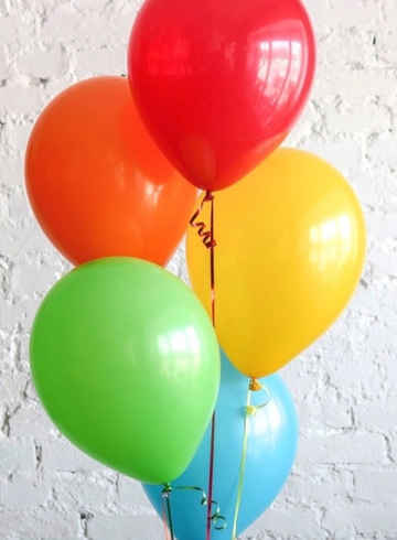 Сет &laquo;Микс из 5  воздушных шаров&raquo; от интернет-магазина цветов в 