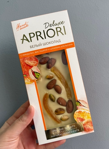 Шоколадная плитка из белого бельгийского шоколада от интернет-магазина цветов в 