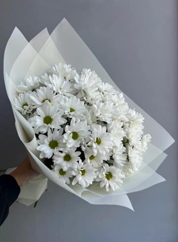 Букет из ромашковой хризантемы «Ромашковое поле» от интернет-магазина цветов в 