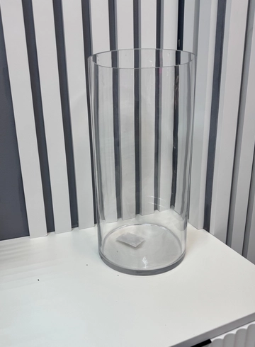 Ваза стеклянная прозрачная от интернет-магазина цветов в 