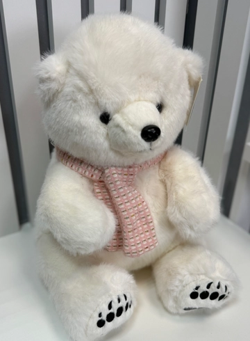 Мягкая игрушка «Белый мишка» от интернет-магазина цветов в 